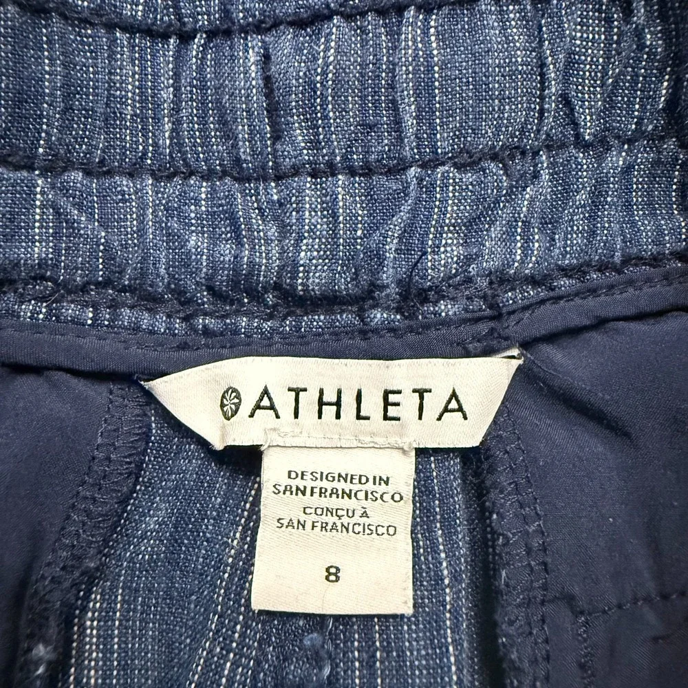 Athleta Womens‎ 8 Cabo Linen Textured 4